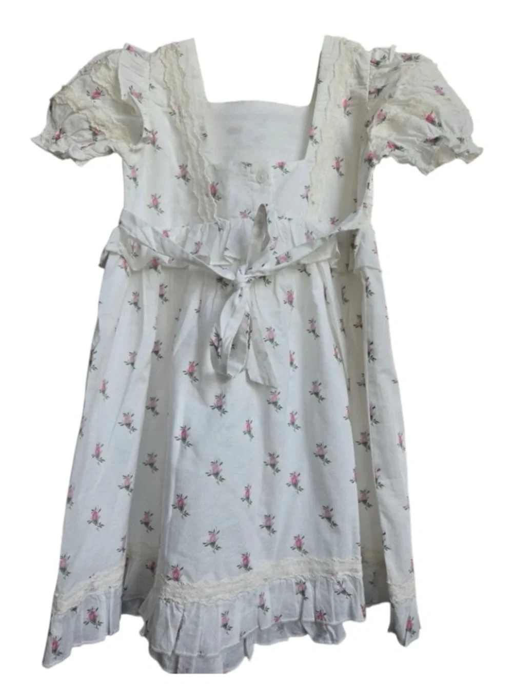 For Love & Lemons Lil Lemons Wildflower Dress 6T NWT Lace Ruffle Organic Cotton
